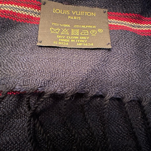 Louis Vuitton Men’s Scarf Blue Runway piece - Picture 3 of 6